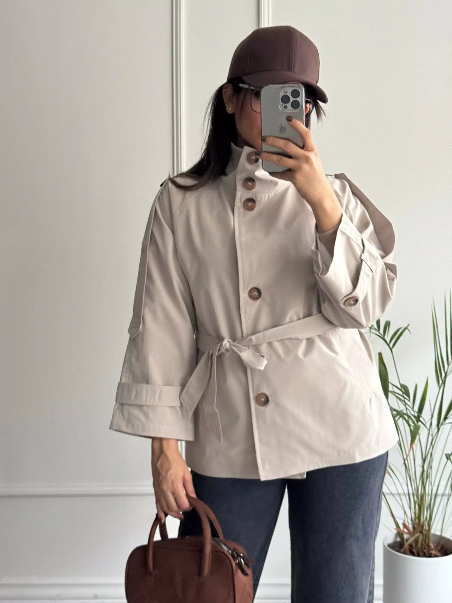 بارانی آستردار نینا